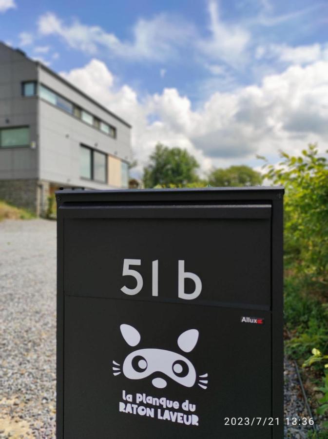 La Planque Du Raton Laveur Aparthotel Lierneux Exterior foto