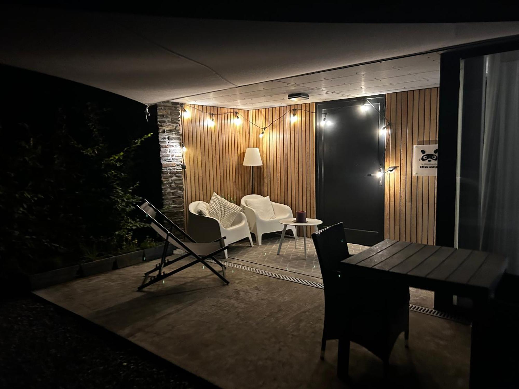 La Planque Du Raton Laveur Aparthotel Lierneux Exterior foto